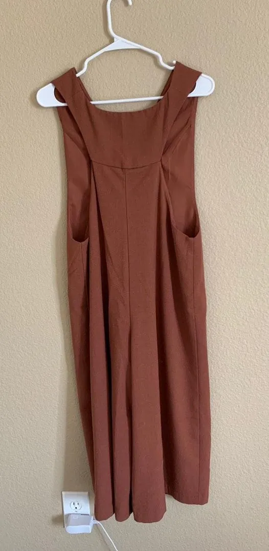 Contemporary Textured Culottes Jumpsuit - Image 4