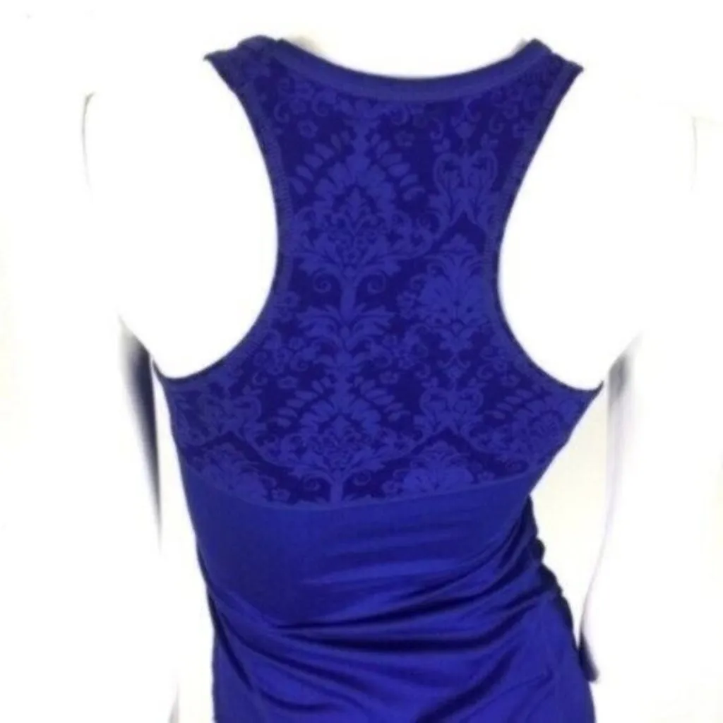 Athleta Blue Racerback Activewear Tank Top XXS Performance‎ Gym Yoga Athleisure - Image 3