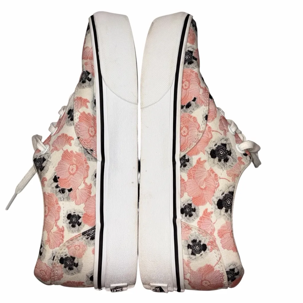 Vans Doheny California Poppy Platform Lace Up Canvas Floral Sneakers Shoes 8 - Image 7