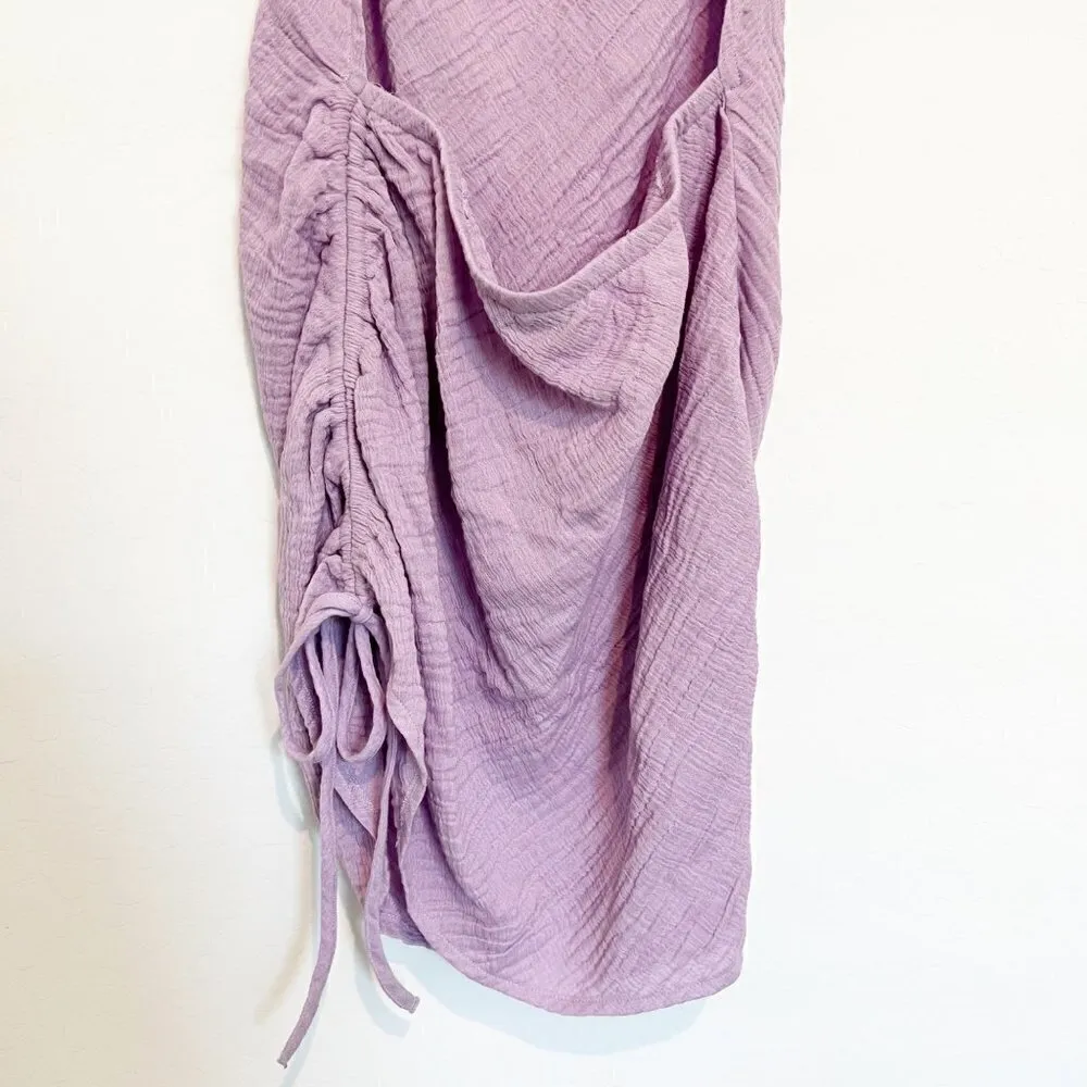 ASOS Petite Cutout Open Back Mini Dress in Purple Vacation Beachy Summer Size 12 - Image 6