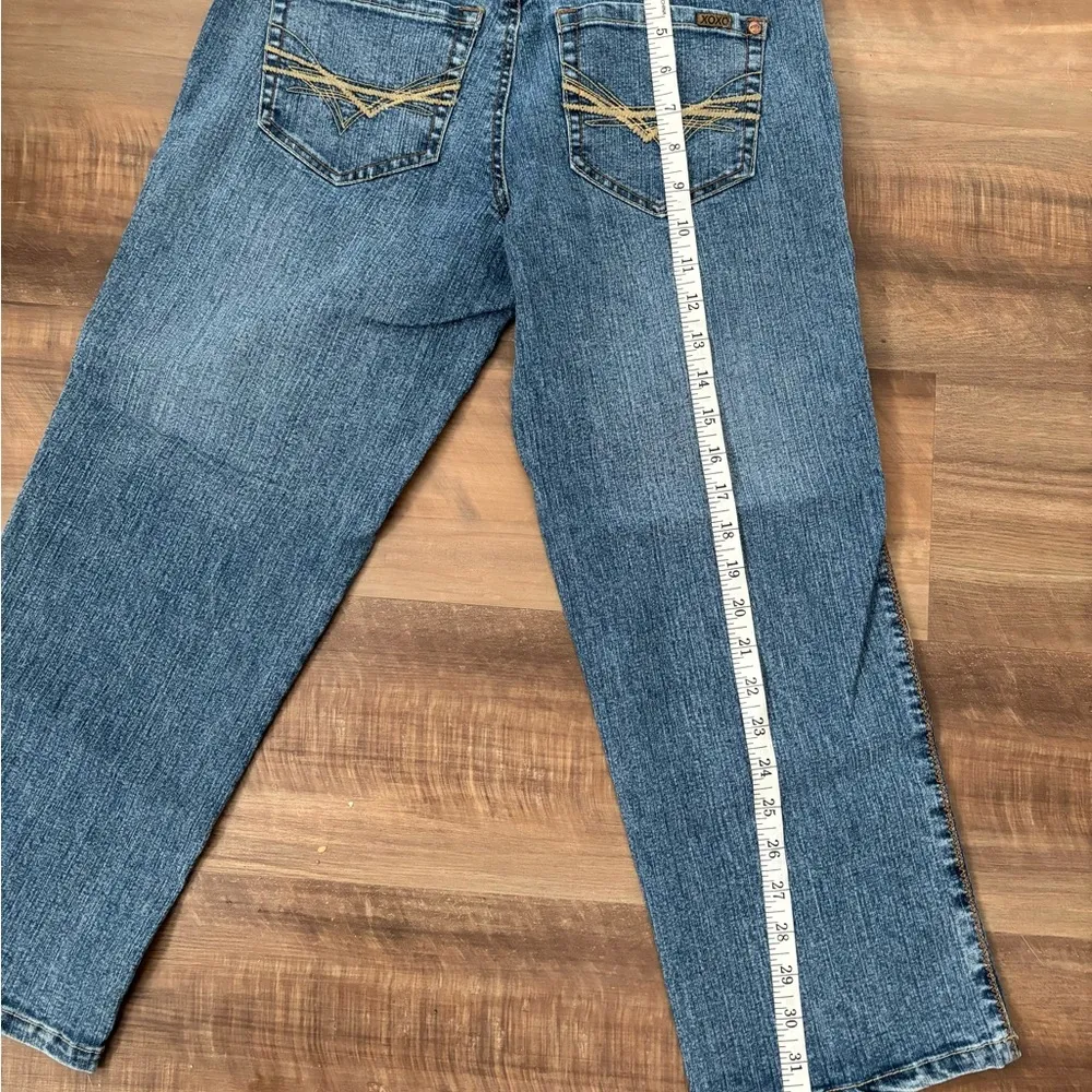 - X.O.X.O. Vintage (early 2000s)Y2K light wash crop denim 7/8 - Image 8