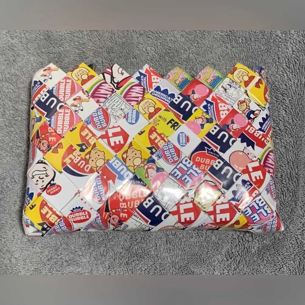 Dubble Bubble Wrapper Small Purse/Clutch/Make Up Bag - Image 4