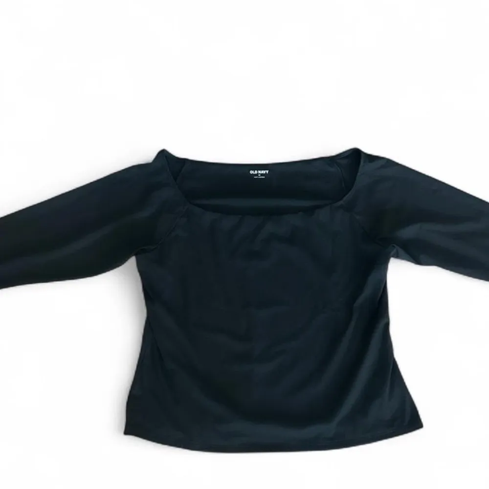 Old Navy  Blue Fitted Short Sleeve Bodysuit - Image 4