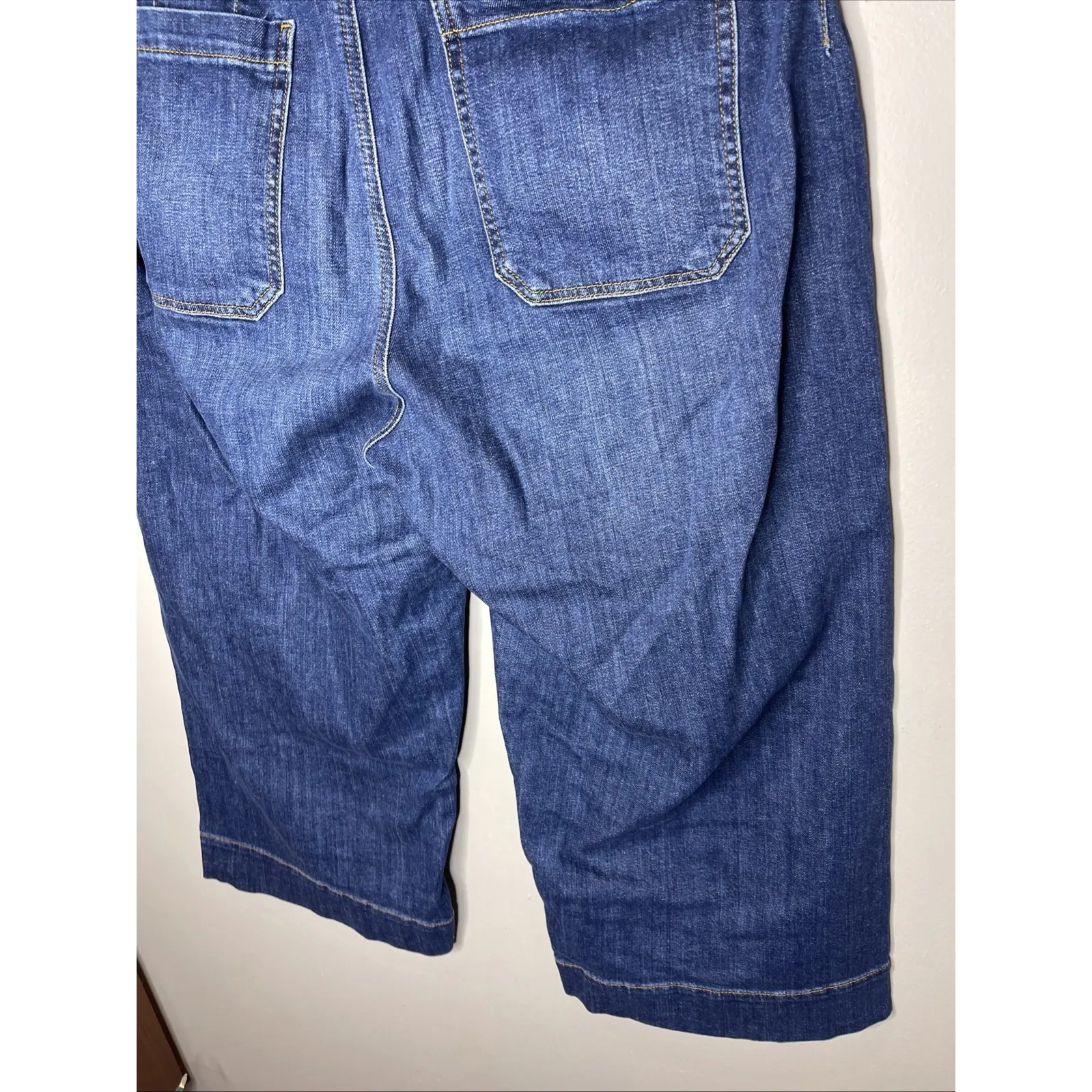 Anthropologie Maeve The Colette Dark Wash Blue Jean Denim 18W - Image 8