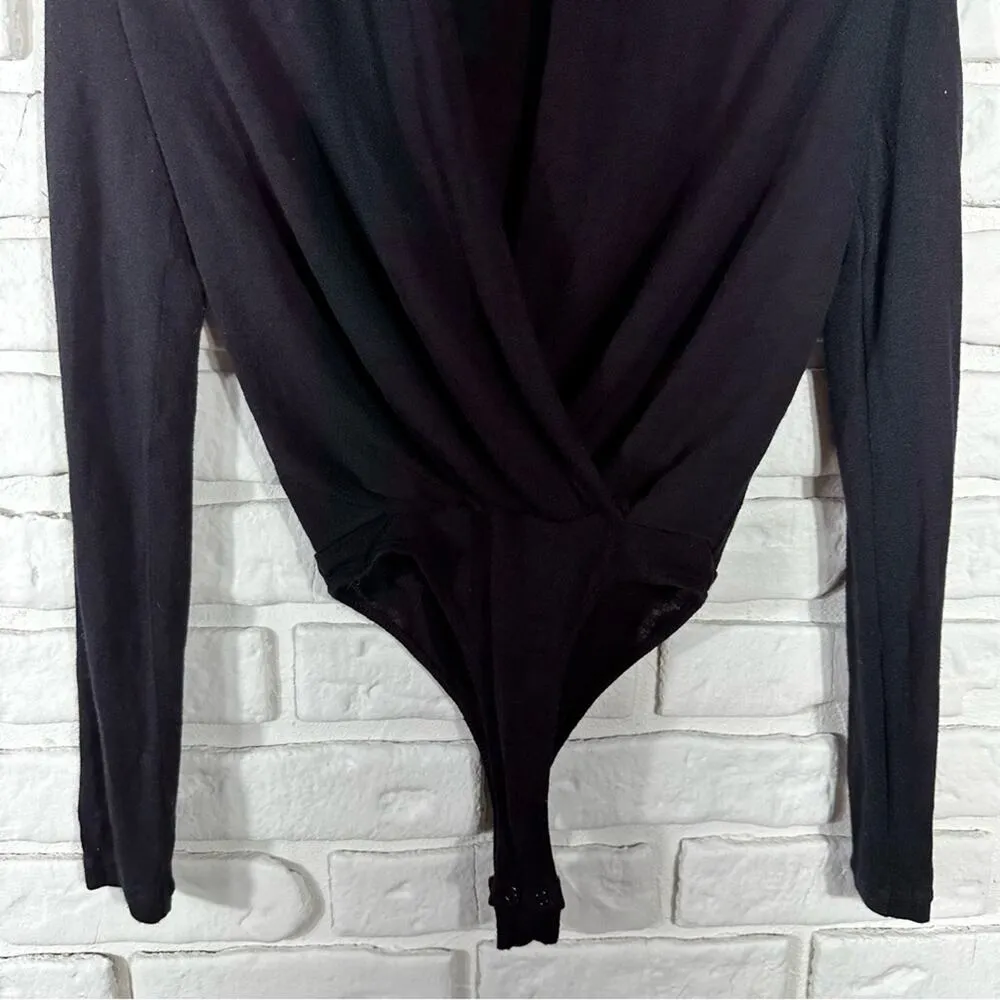 VINCE Long Sleeve Crossover Bodysuit Size XXS - Image 9