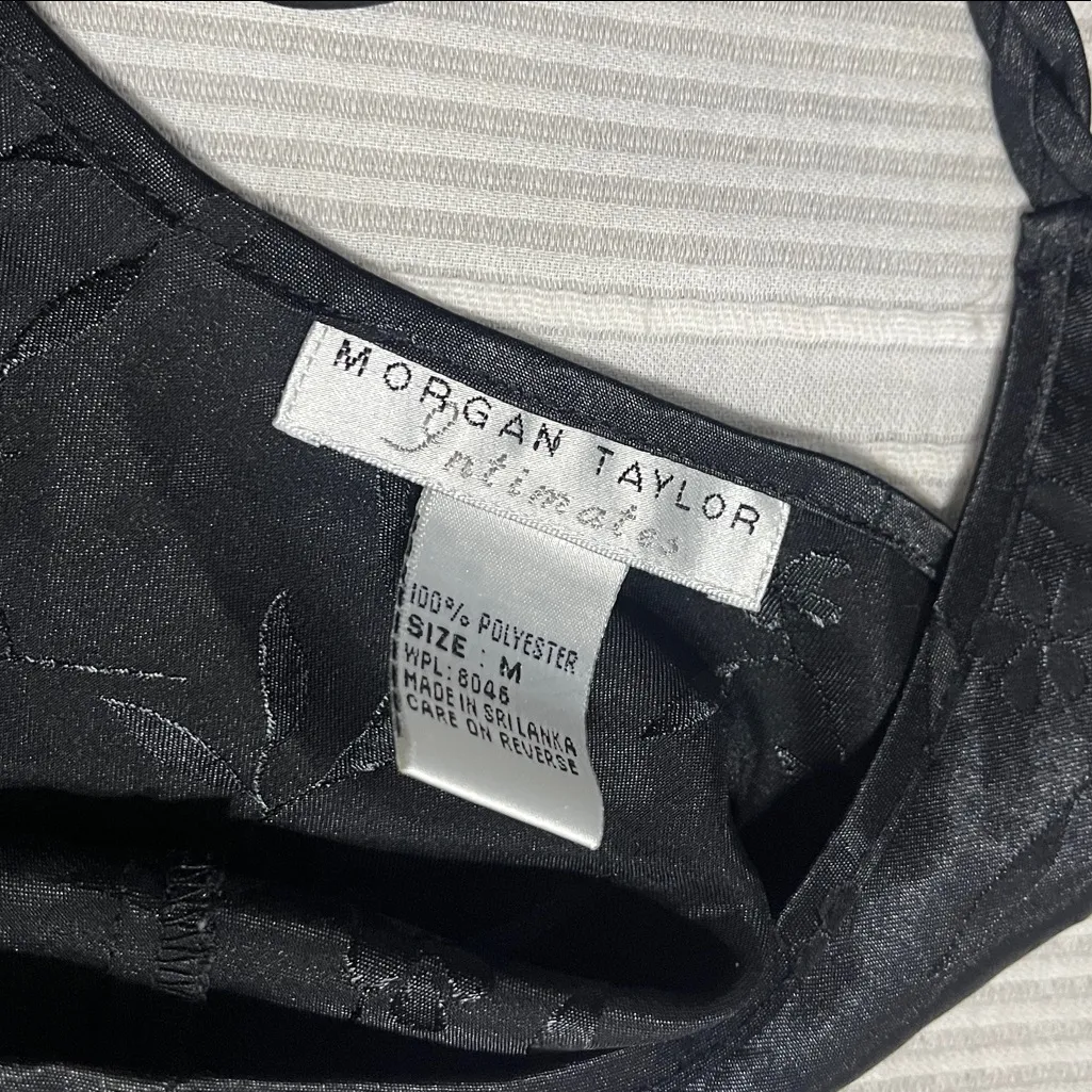 Morgan Taylor Black Floral Dress - Image 2