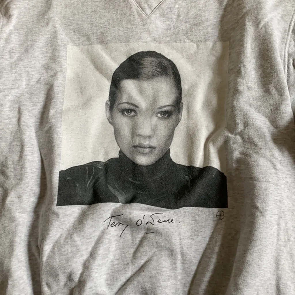 Anine Bing terry O’Neill gray sweatshirt - Image 3