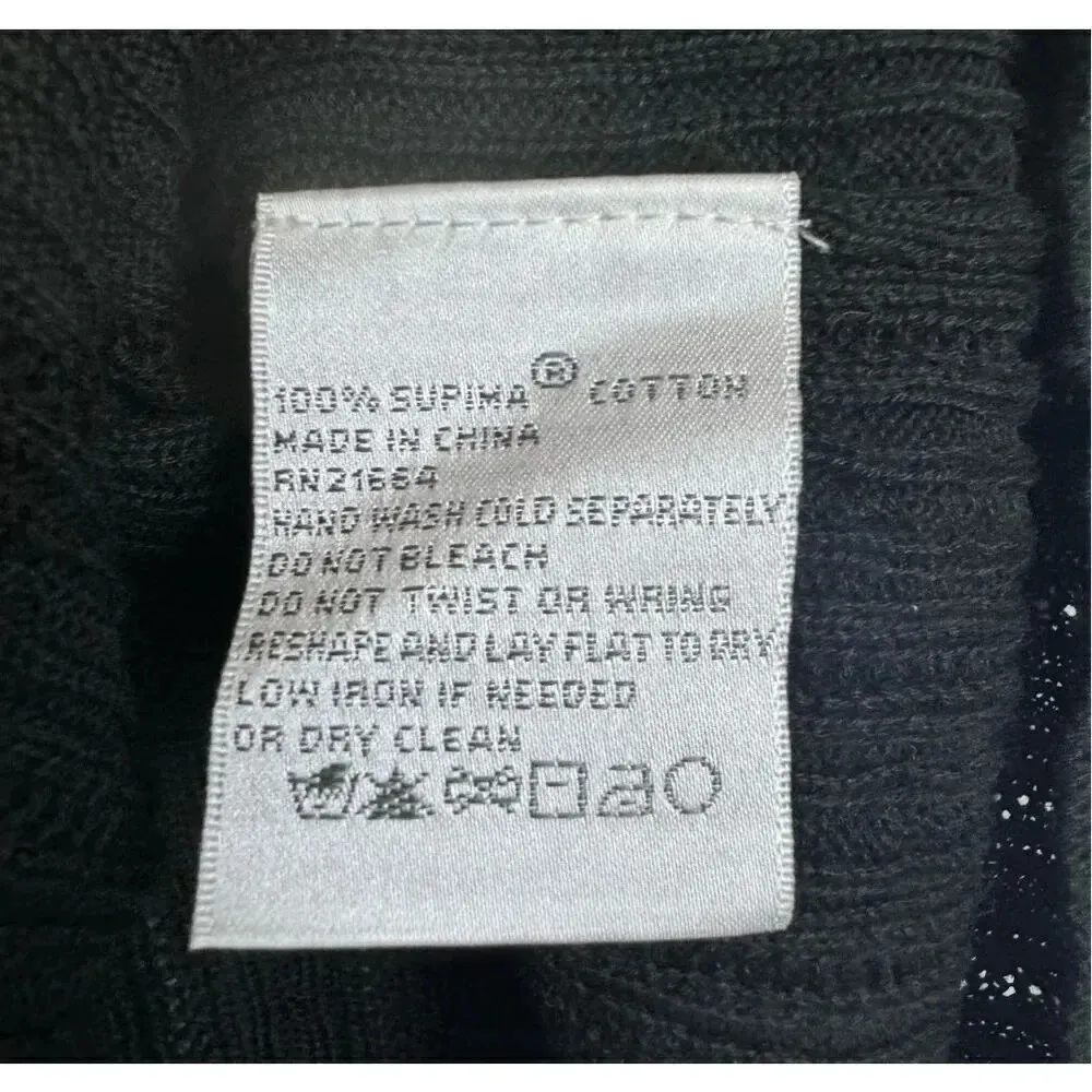 Foxcroft Women’s Size XXL Cable Knit Vest Top Green Supima Cotton Round Neck NWT - Image 7