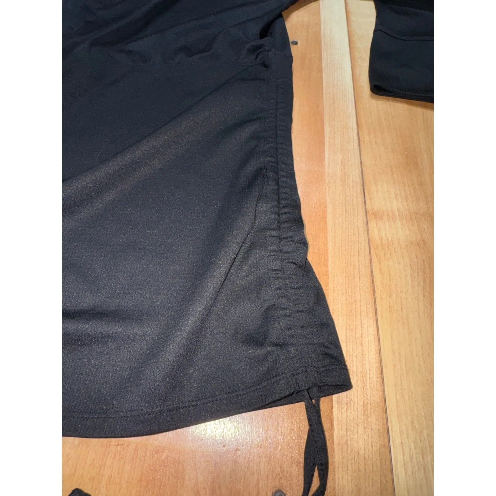 Avia Womens Black Quarter Zip Athletic Pullover Top Long Sleeve Size XXL - Image 3