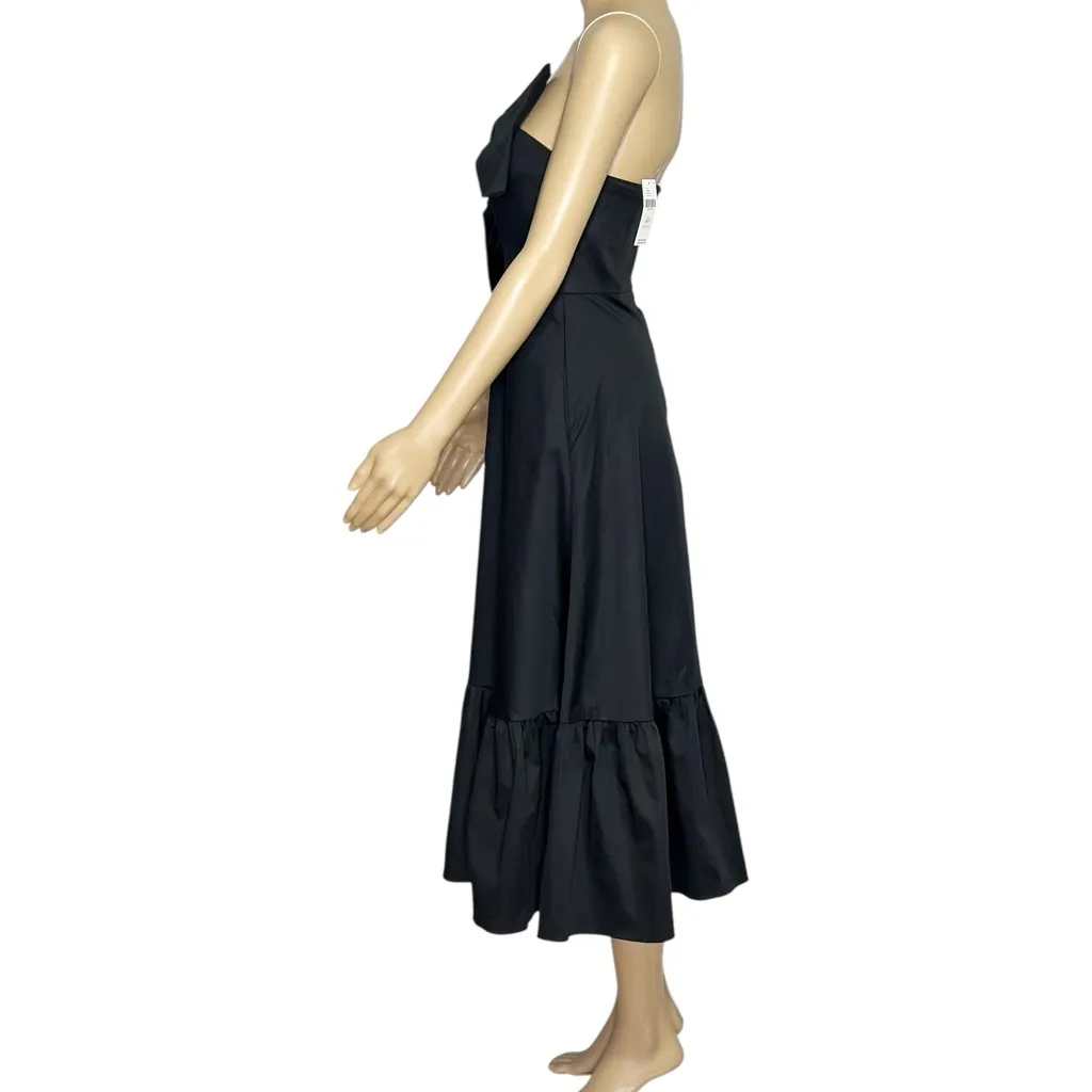 HUTCH x ANTHROPOLOGIE Bow-Tie Strapless Dress, Black, 00 (US Petite) - Image 7