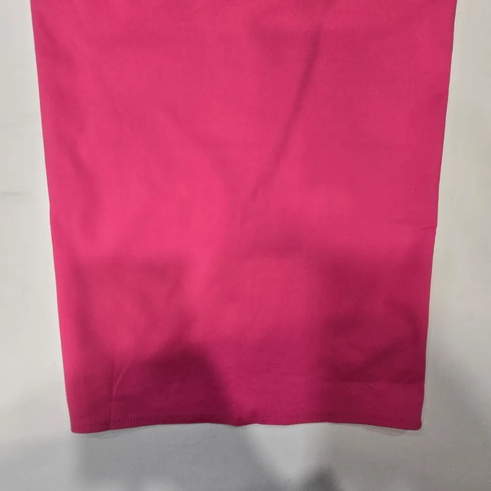 MORE TO COME Sophia Strapless Midi Dress in Pink - Image 4