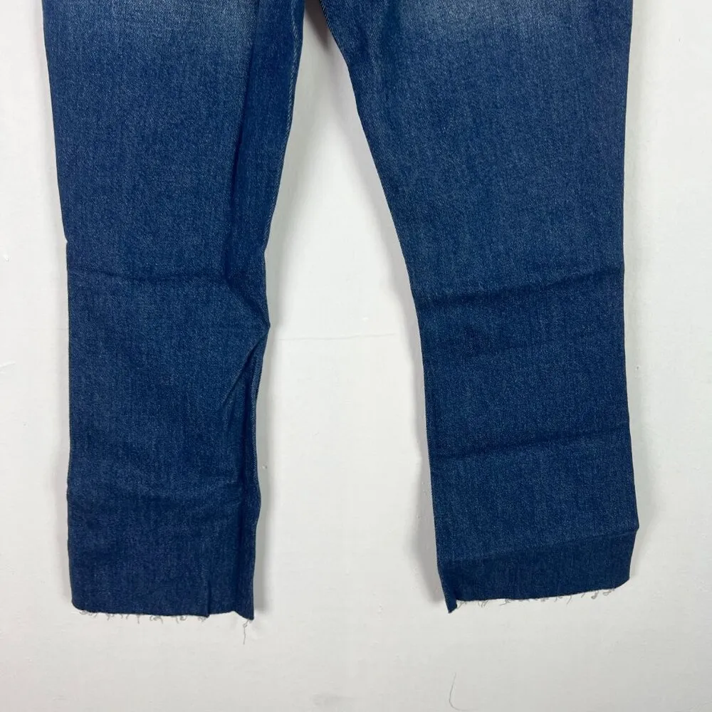 NWT J. Crew 9" Billie Mid-Rise Demi-Boot Crop Jean Lantern Wash Raw Hem Size 23 - Image 9
