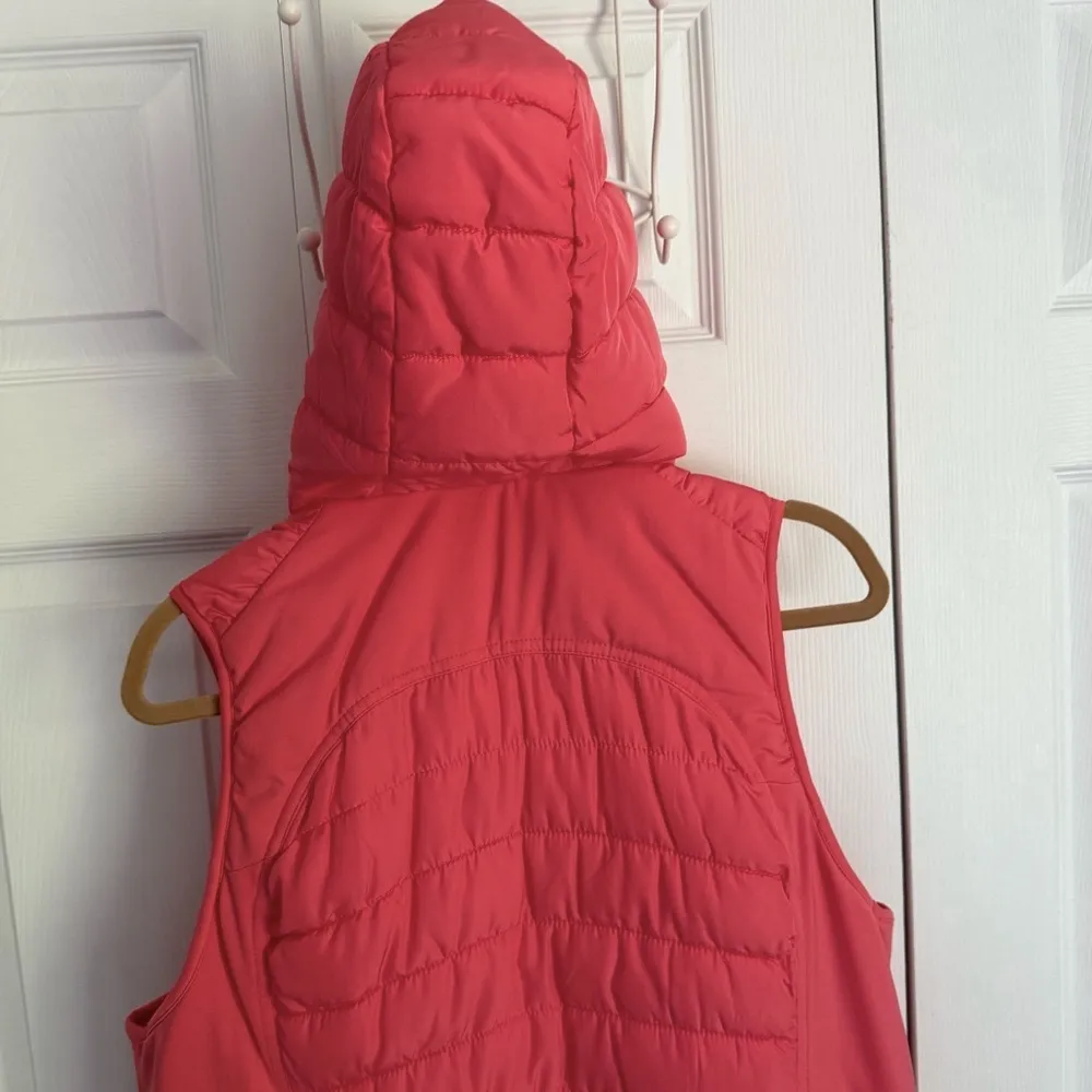 Tangerine Women's Orange Hooded Puffer Athletic Vest size XXL high‎ visibility - Image 5