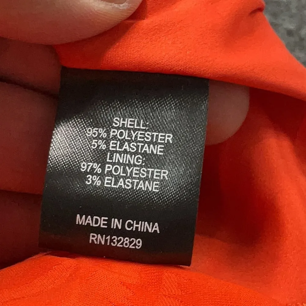 House Of Harlow 1960 x REVOLVE Georgeta Mini Dress in Bright Red Orange Size S - Image 5