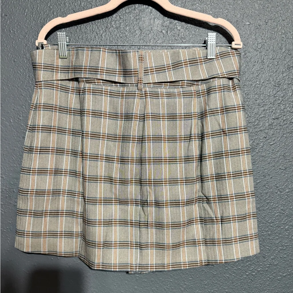 For Love And Lemons Gray Plaid Mini Skirt - Image 4