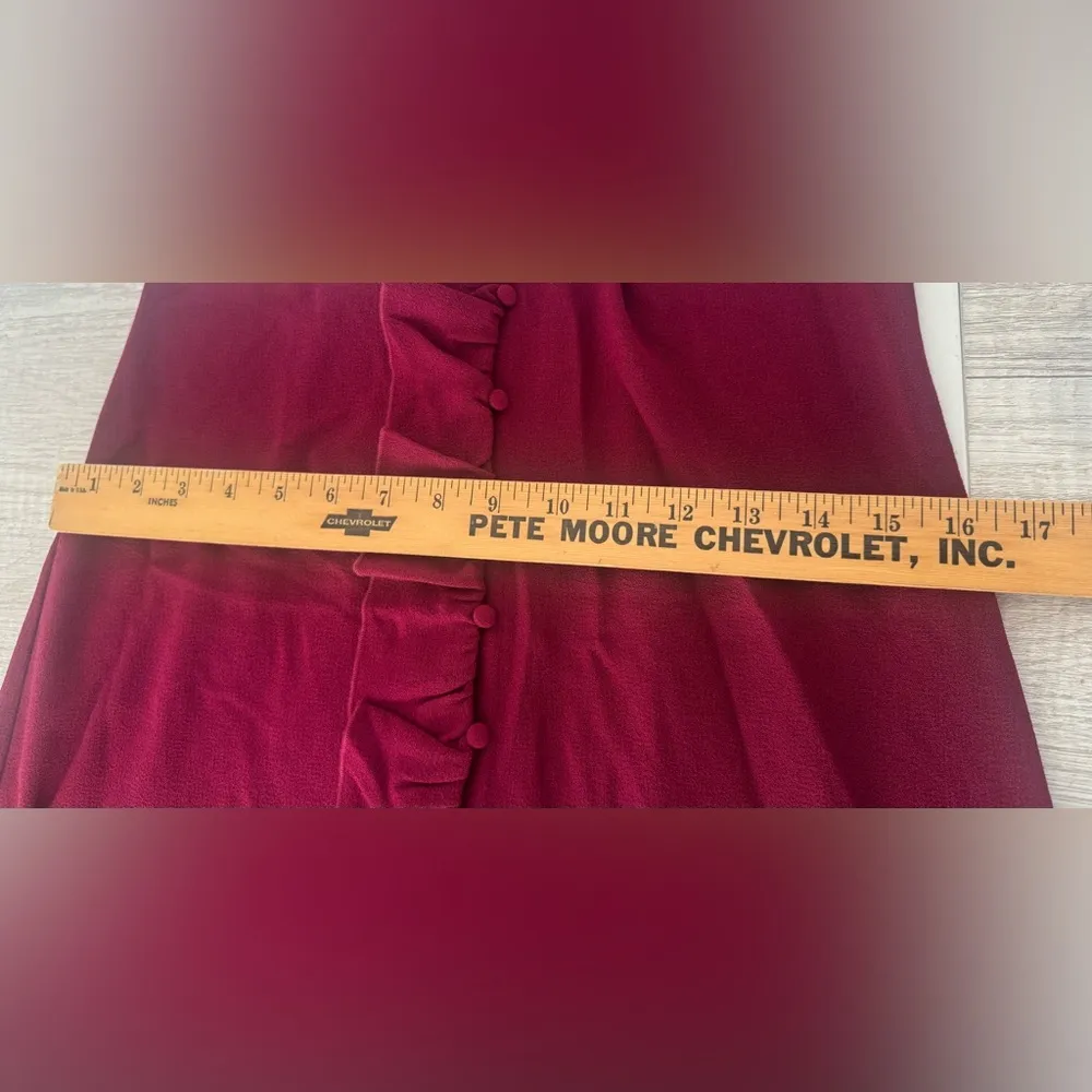 Revolve Hofmann Copenhagen Rosine Ruffle Dress Button Front Flounce EU 34 US 2/4 Size XS - Image 10