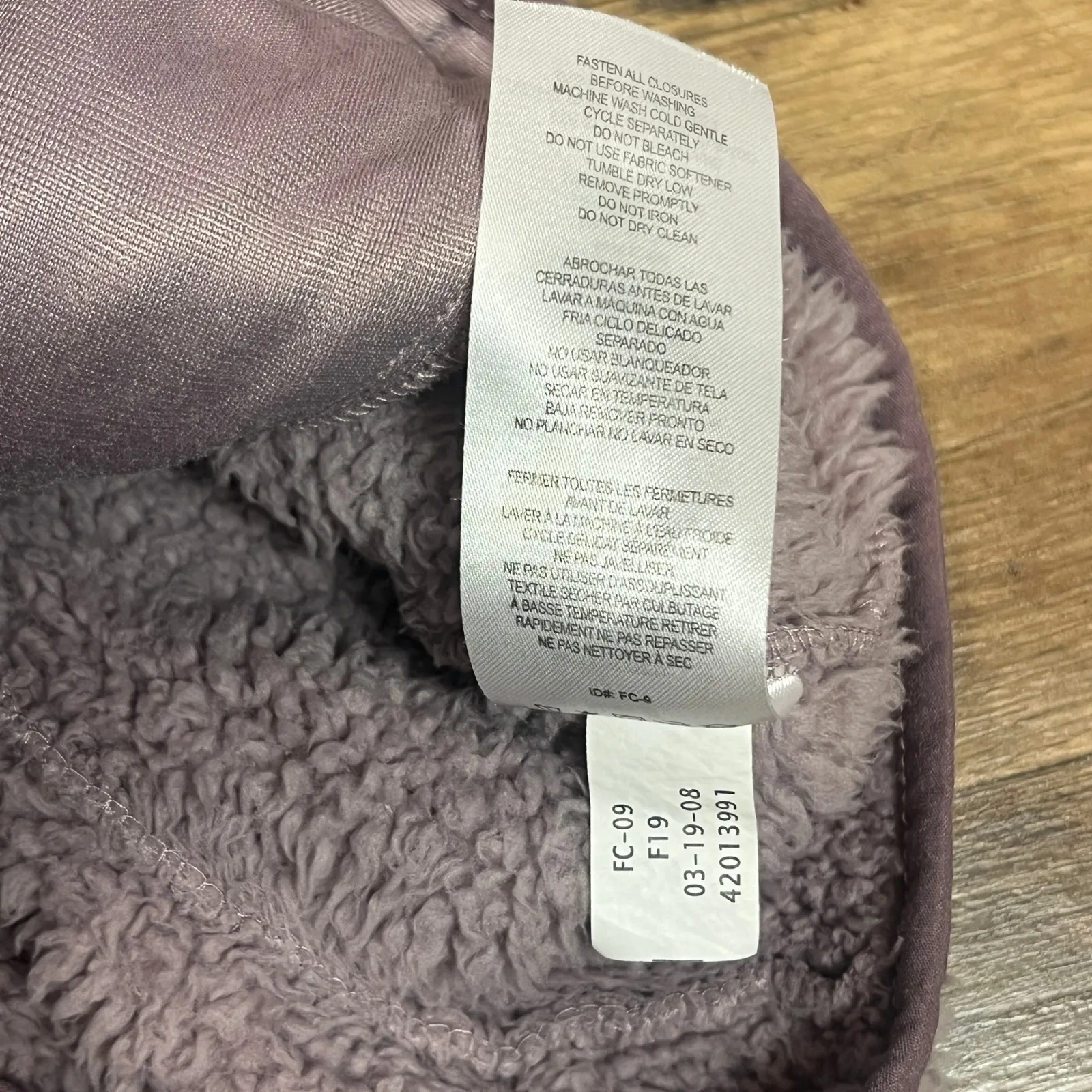 Free Country Sherpa Fleece Zip Vest Lilac Women's Size Medium - Image 7