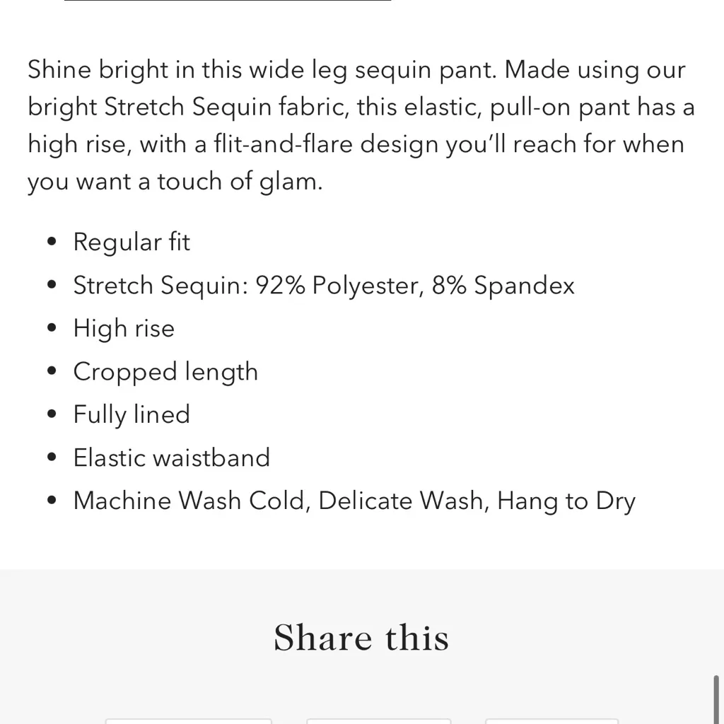 Z Supply Skylar Sequin Pants Black - Image 3