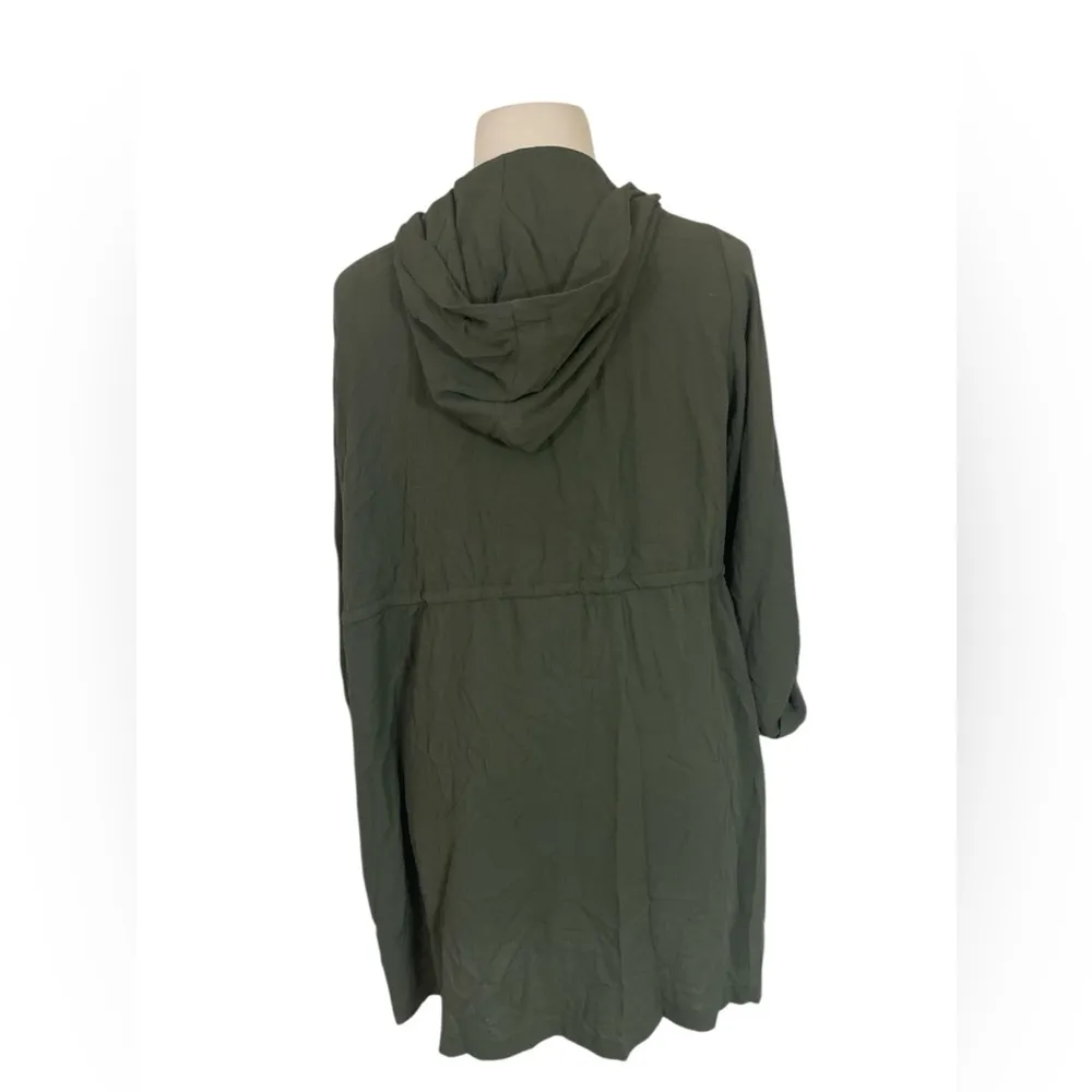 Washable gauze hooded kimono deep depths - Image 6