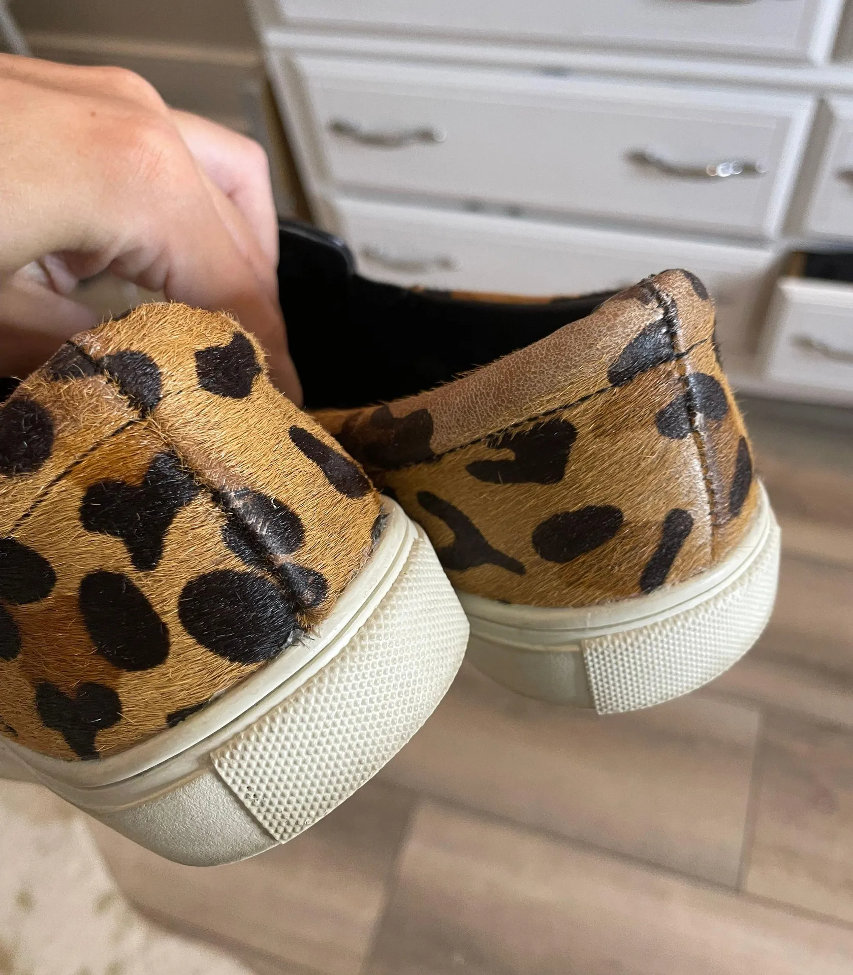 Eclectic Leopard Print Pony Hair Flats - Image 5