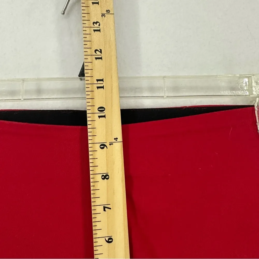 Old Navy Mid Rise Skinny Ankle Pants Womans 4 Petite Red - Image 7