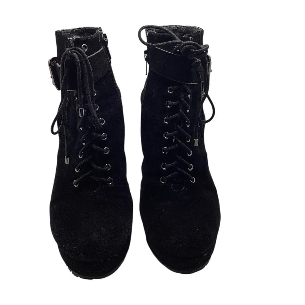 Aldo Stocklin Suede Platform Boots - Image 4