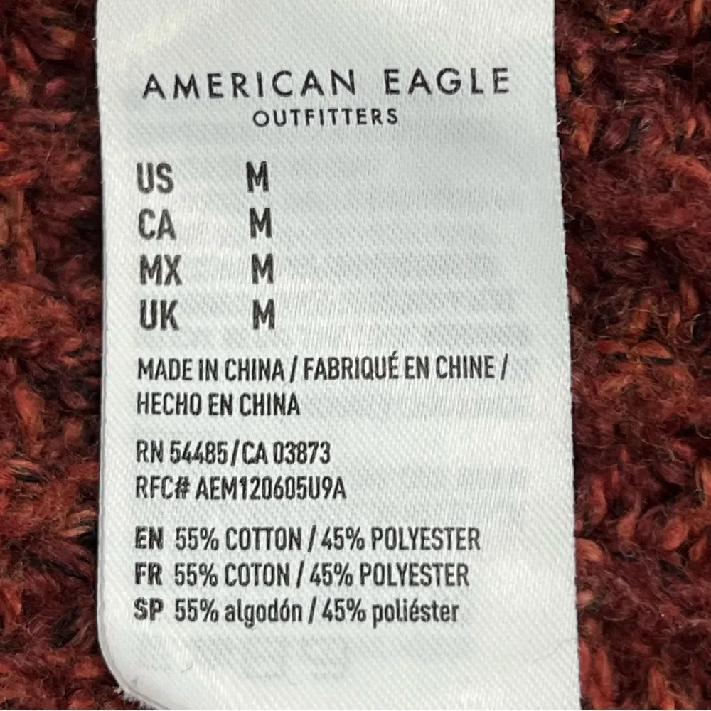 American Eagle Outfitters medium Button Front Waffle Knit Cardigan w/pockets - Image 7