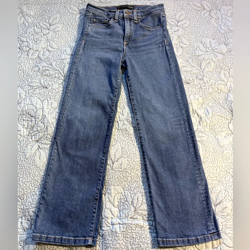 Veronica Beard Jackie 10” Straight Cropped Jeans – Oxford Wash (Sz 26)💚 - Image 3