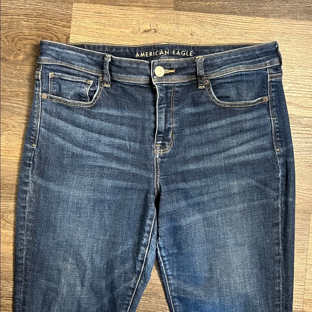 American Eagle Kick Boot Denim Jeans - Size 14 - Image 2