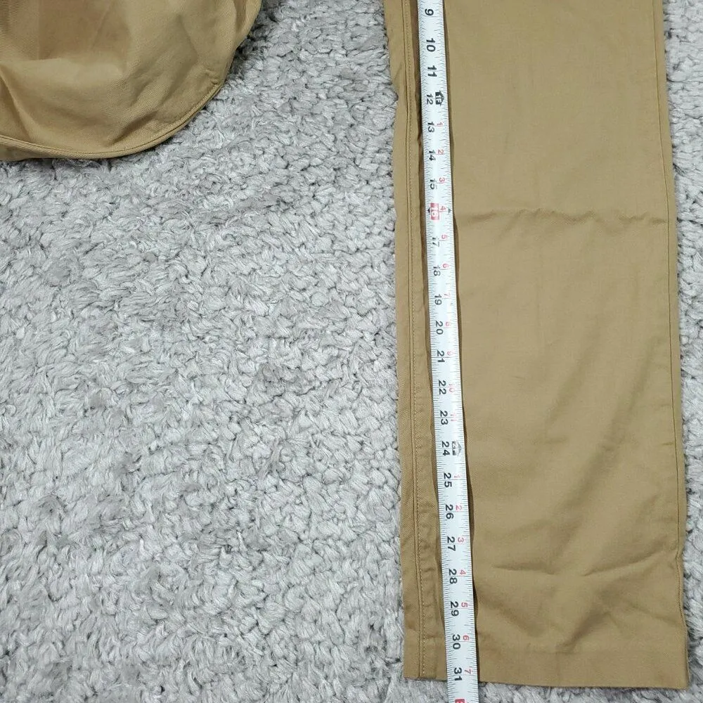 Levi's Baggy Trouser Pants Khaki Tan Twill Loose Y2K Trousers Women's Size 23x31 - Image 8