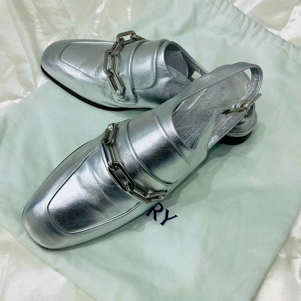 DRESSY BURBERRY sling back loafers🔥🔥 - Image 2