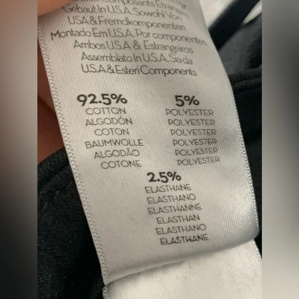 Mother The Looker Ankle Fray Women's 25 Black Distressed Stretch Skinny Jeans‎ - Image 8