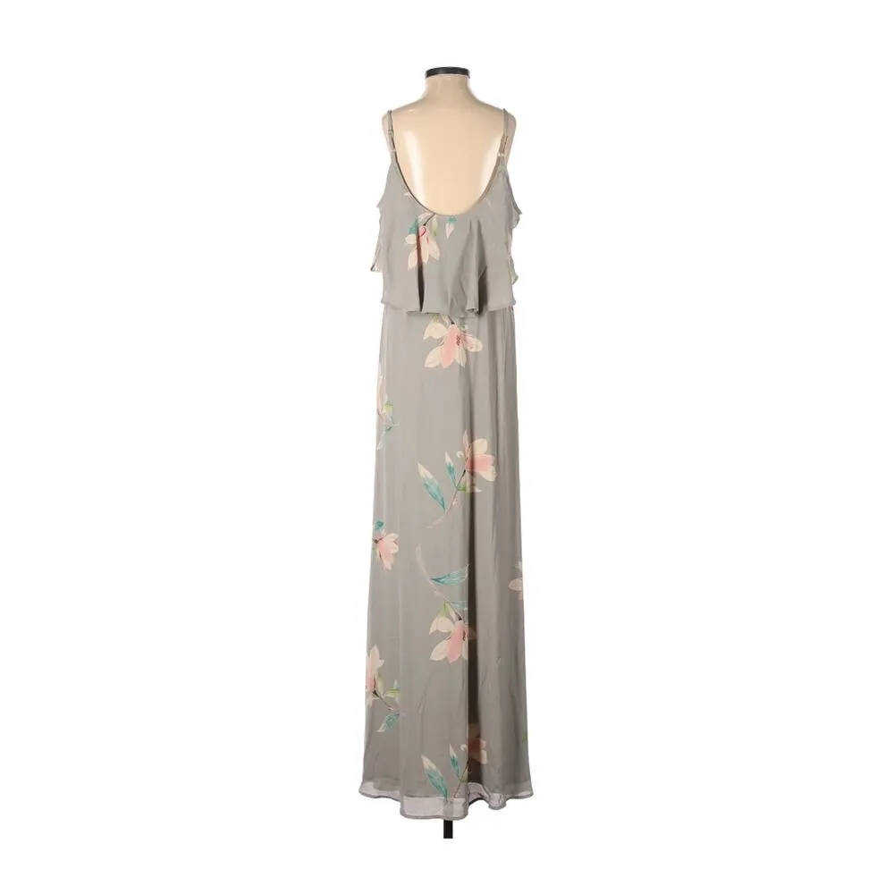 Show Me Your Mumu Caitlin Ruffle Maxi Dress in Lily Showers S NWT - Image 4