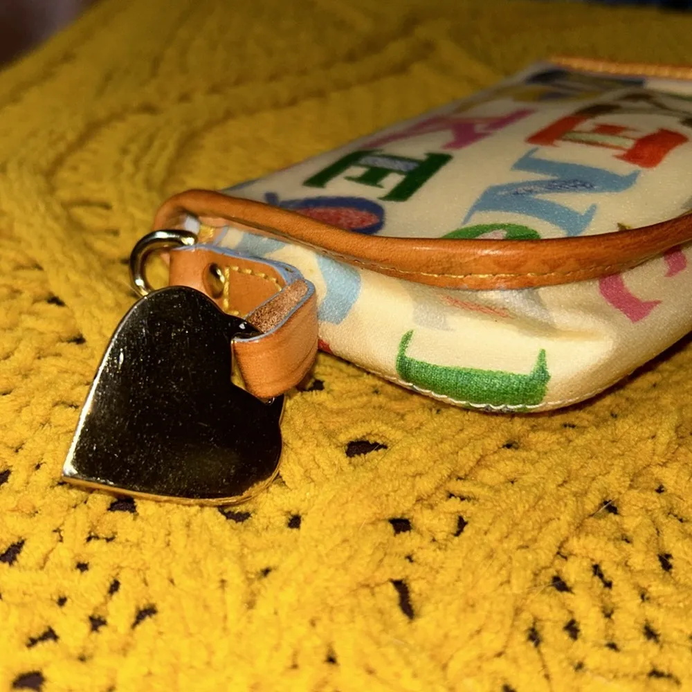 Vintage  Coated Canvas Pouch - Image 4