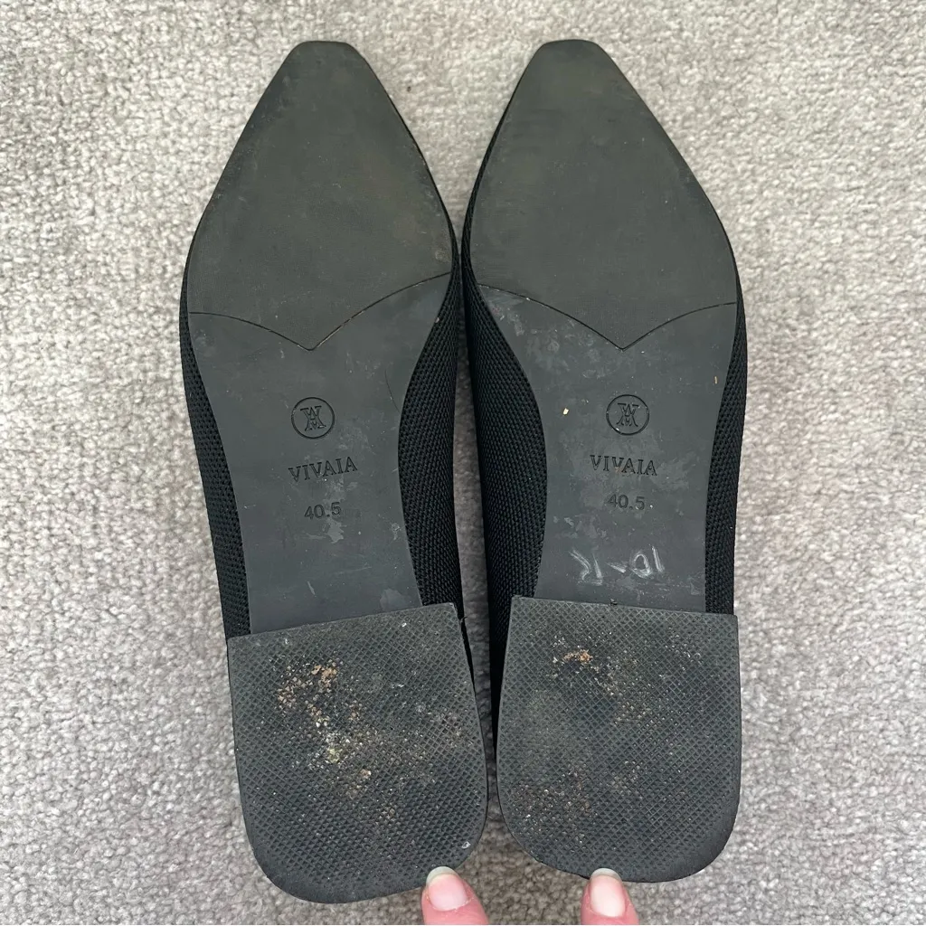 Vivaia Women’s Minnie Pro Small Square Toe 3/4” Heels in Black Size 40.5 US 9.5 - Image 7