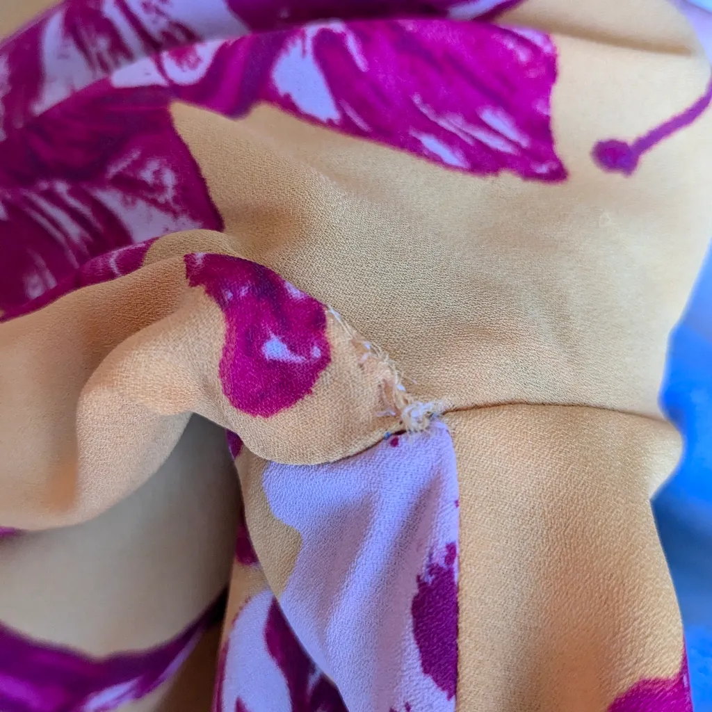 Color Me Courtney Denis Crop Biker Blazer Jacket Sz 10 Orange - Image 16