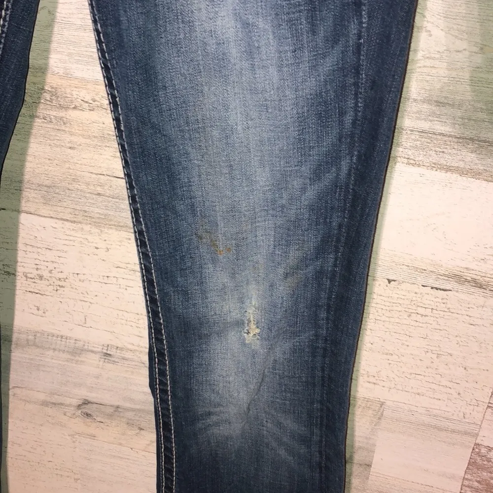 Miss me signature bootcut jeans sparkly distressed jeans size 27 denim jeans​​ - Image 4