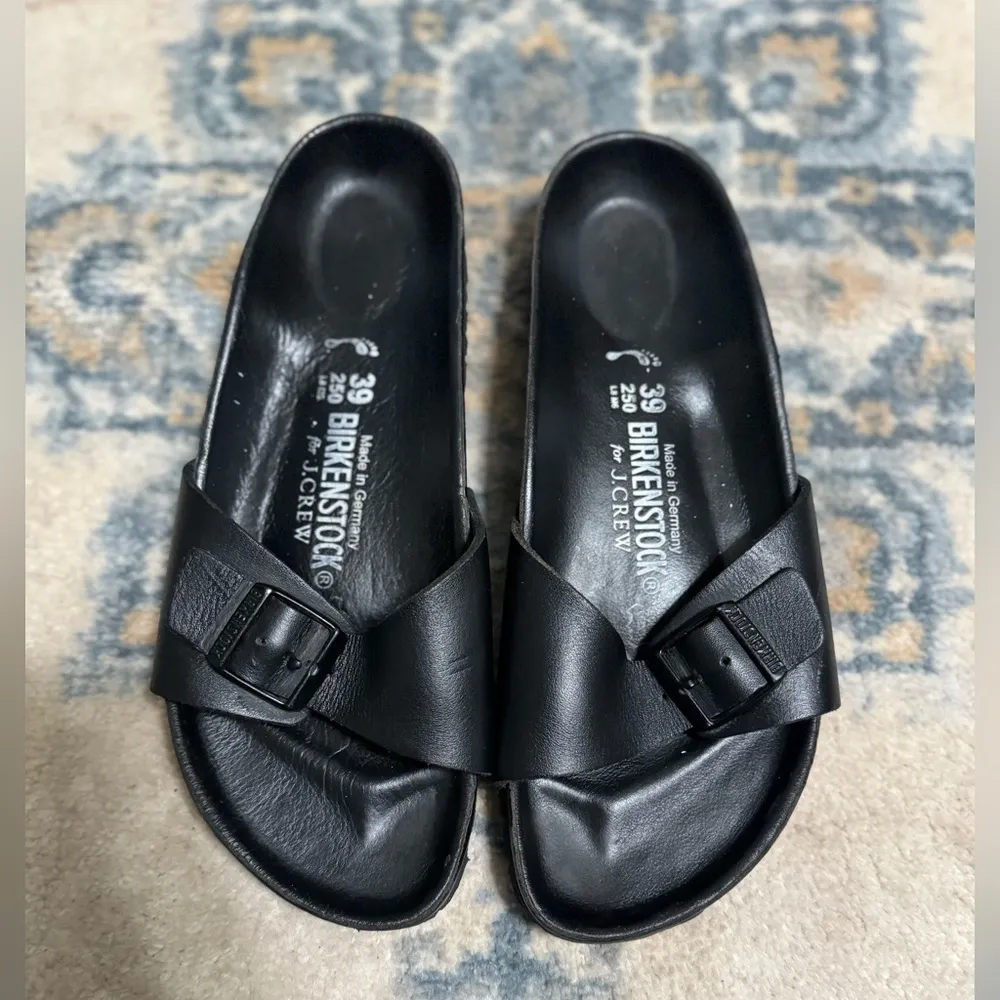 Birkenstock  Madrid Black Leather Size 39/8.5 - Image 2