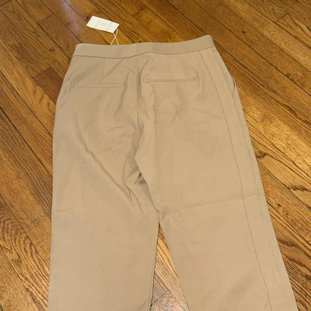 Vince tapered stovepipe crop trouser pant pecan nude beige Size 6 ecovero - Image 6