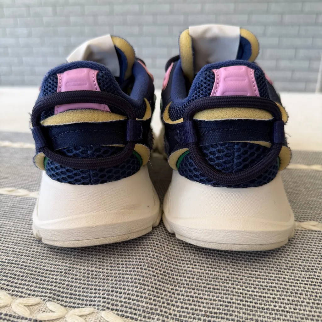 Lacoste Unisex Adult L003 Neo Suede Sneakers / Blue/Green Size 6 - Image 13