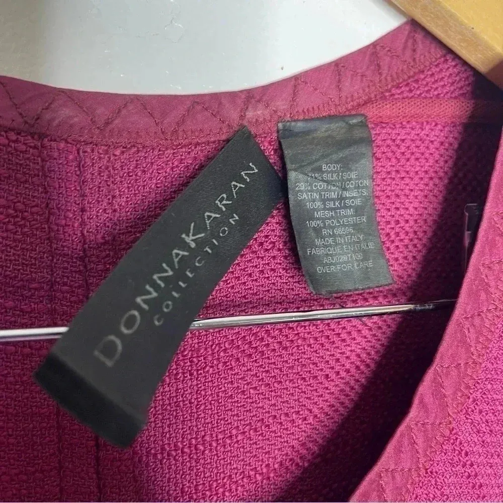 Donna Karen Purple Button Up Blazer Jacket Size Medium - Image 6