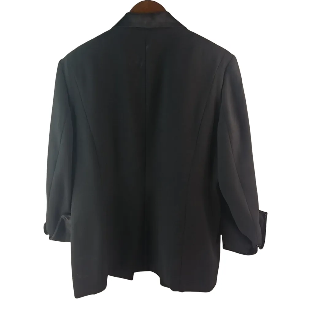 St. Anthony Evening 12 Black Beaded Jacket Funeral - Image 5