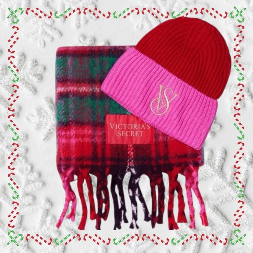 Victoria secret hat and scarf set - Image 2
