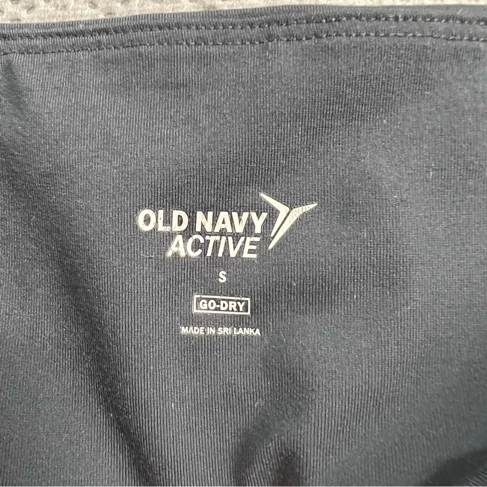 ⭐Old Navy Go-Dry Gray Metallic Shimmery Active Athleisure Workout Leggings Small - Image 3