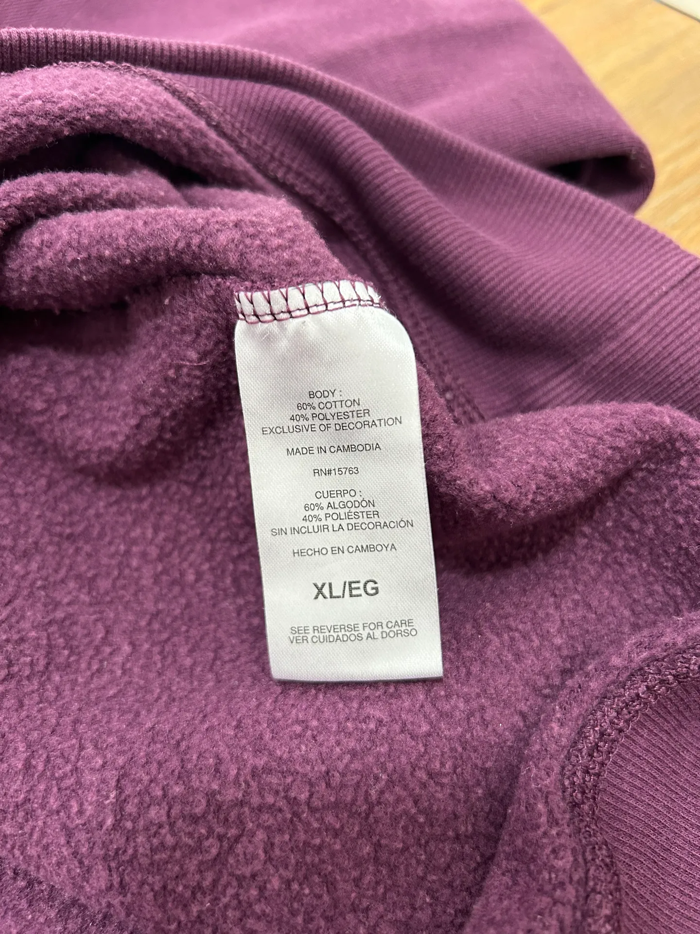 Champion Women’s XL  pullover sweatshirt - Image 6