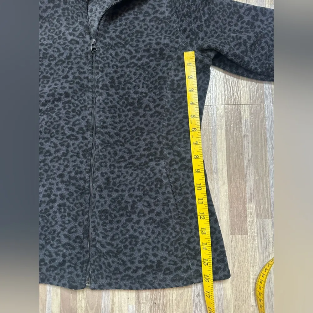 Women's Black Leopard Print Jacket from Old Navy, Size XS - Image 13