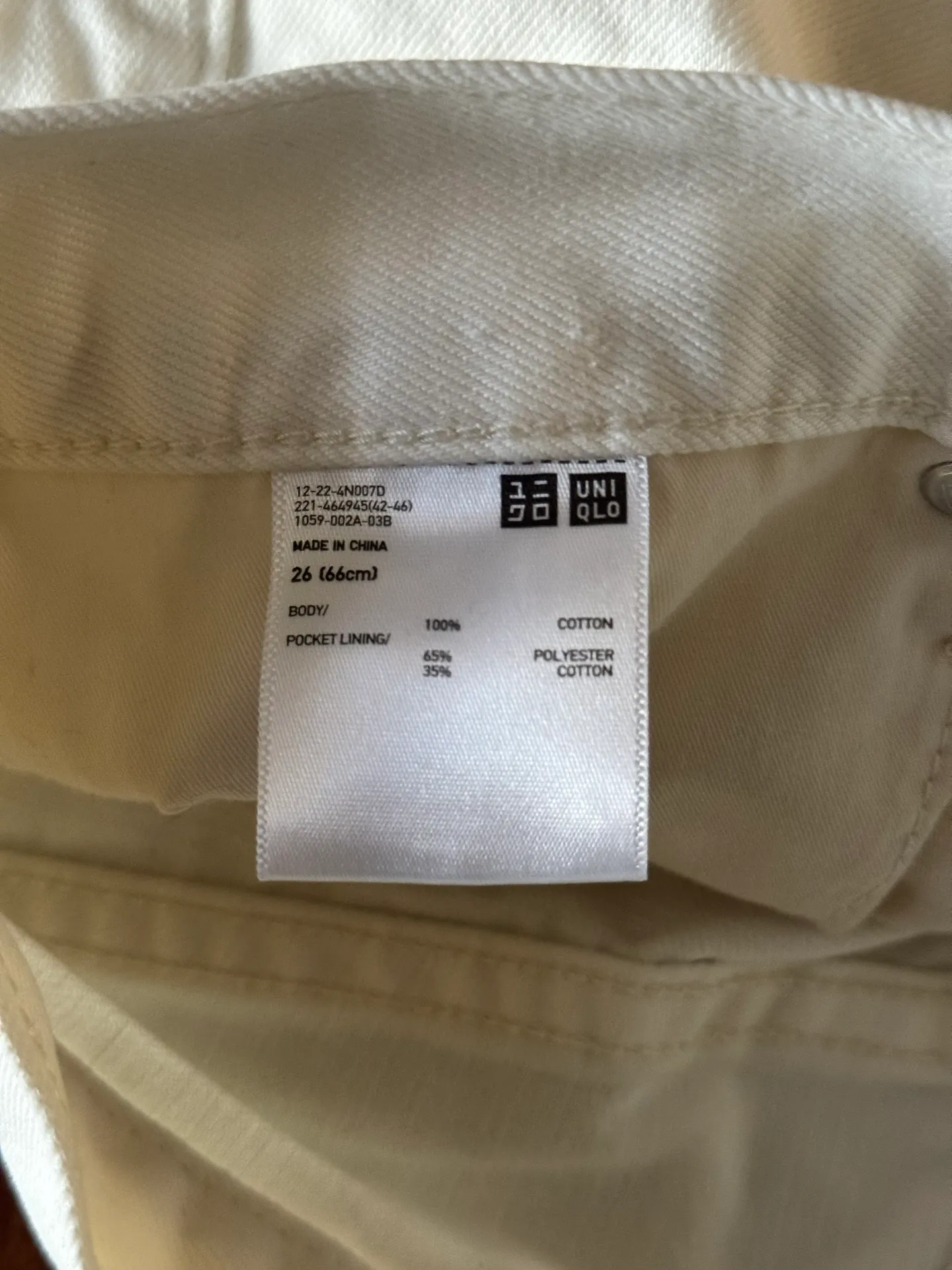 White Denim Shorts - Image 3