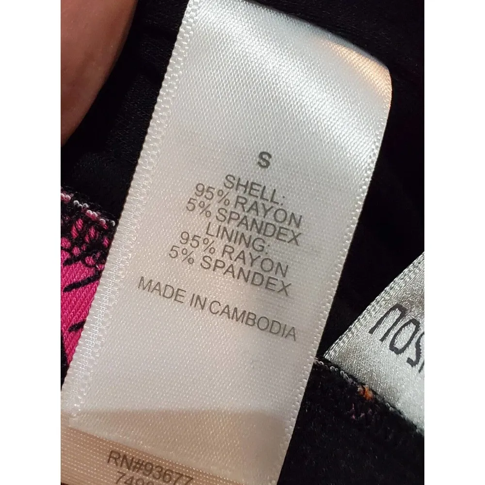 Bisou Bisou Women Multicolor Rayon Pencil & Straight Casual Maxi Skirt Size S - Image 7