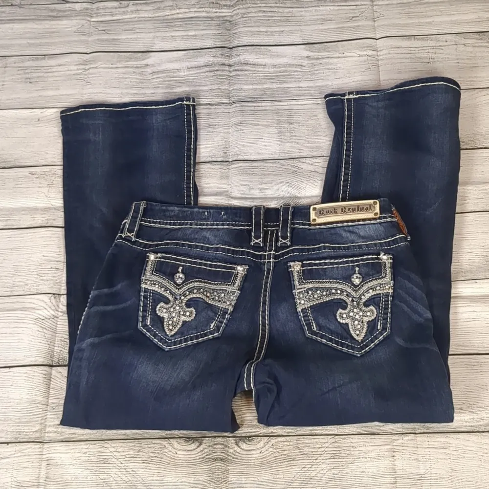Rock revival leni east boot jeans size 30 - Image 6