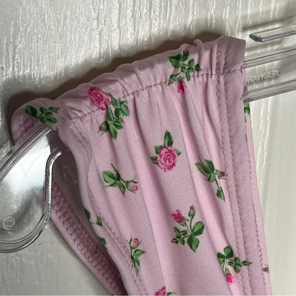 Hot Topic Sweet Society Pink Roses Top Size L Tank Top Cropped - Image 6